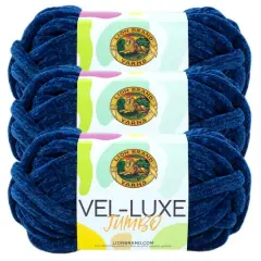 3 Pack Lion Brand&reg; Vel-Luxe Jumbo Yarn Blueprint