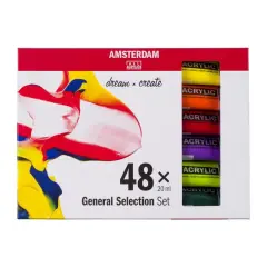 Amsterdam Standard Series 48 Color General Selection Acrylic Paint Set