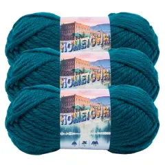 3 Pack Lion Brand&reg; Hometown Yarn Montpelier Peacock