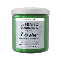 Lefranc & Bourgeois Flashe&reg; Matte Artist's Color, 125mL Brilliant Green