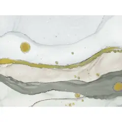 RoomMates Sea Foam Peel & Stick Wallpaper Mural Gray/Gold