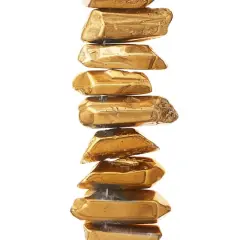 Gold Luster Quartz Nugget Beads by Bead Landing&trade;