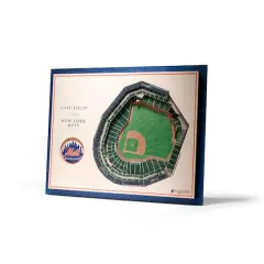 MLB Team 5-Layer StadiumView Wall Art New York Mets