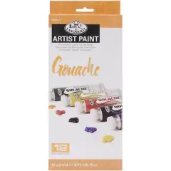 Royal & Langnickel&reg; 12 Color Gouache Acrylic Paint Set