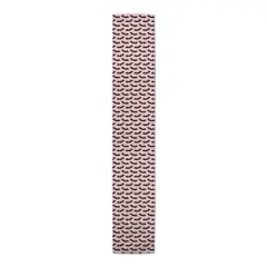 90" Bats On Pink Pattern Poly Twill Table Runner