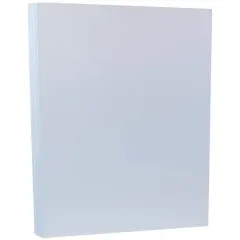 JAM Paper Matte 8.5" x 11" 80lb. Cardstock, 50 Sheets Baby Blue
