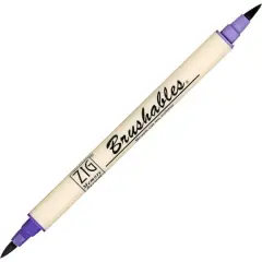 ZIG Memory System&reg; Brushables&reg; Dual-Tip Marker Pure Violet