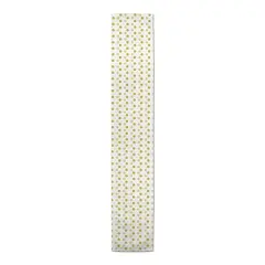 Gold Polka Dot Outdoor Table Runner