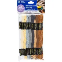 Coats & Clark 6-Strand Embroidery Floss Value Pack, Hygge
