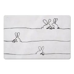 Easter Bunnies Contour 27" x 18" Floor Mat