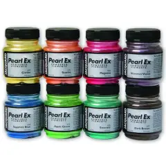 Jacquard Pearl Ex Chromatic Powdered Pigment 8 Color Set