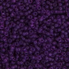Miyuki&reg; 11/0 Glass Seed Beads, 22g Light Amethyst Transparent