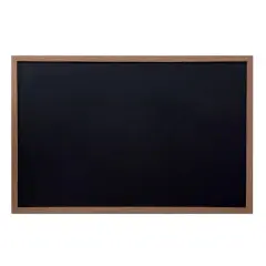 23" x 35" Brown Framed Chalkboard by B2C&reg;
