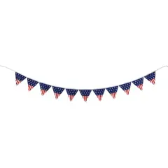 9.75ft. Pennant USA Flag Hanging Wall Banner