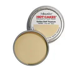Enkaustikos&reg; Hot Cakes&reg; Encaustic Wax Paint, 1.5oz. Golden Buff Titanium