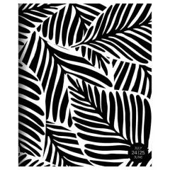 TF Publishing 2024-2025 Large Black Leaves Monthly Planner