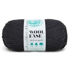 Lion Brand&reg; Wool-Ease&reg; Thick & Quick&reg; Solid Yarn Black