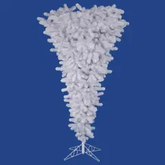 5.5ft. Unlit White Upside Down Artificial Christmas Tree