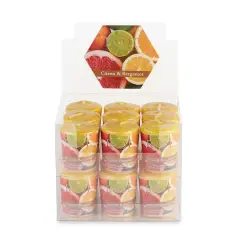 Root Candles Scented 20 Hour Beeswax Blend Votive Candles, 18ct. Citron and Bergamot