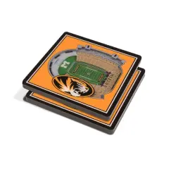 NCAA 3D StadiumView Coasters Missouri Tigers