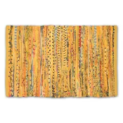 DII&reg; Multi Mustard Rag Rug, 4ft. x 6ft.