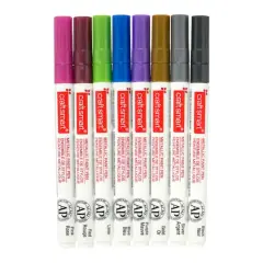 8 Color Metallic Medium Tip Paint Pen Set by Craft Smart&reg;