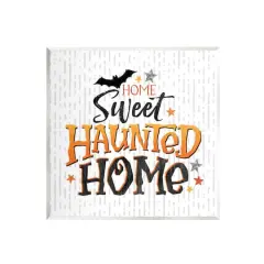 Stupell Industries Sweet Haunted Home Patterned Wall Plaque Art