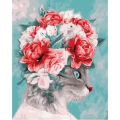 Flowercat Paint-by-Number Kit by Artist's Loft&reg;