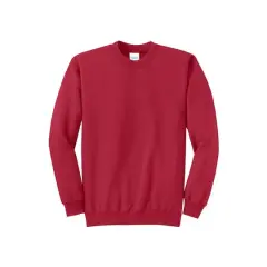 Port & Company&reg; Brights Core Fleece Crewneck Sweatshirt Red