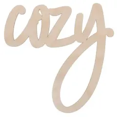 Leisure Arts&reg; 5" Cozy Wood Word