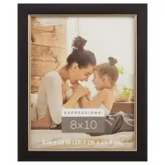Expressions&trade; 8" x 10" Black & Gold Frame by Studio D&eacute;cor&reg;