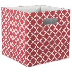 DII&reg; 13" Polyester Lattice Storage Cube Rust
