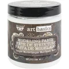 Finnabair&reg; Art Basics Opaque Matte Modeling Paste, 8oz.