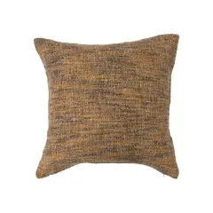 Hello Honey&reg; Copper & Black M&eacute;lange Cotton Blend Boucl&eacute; Pillow