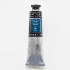 Sennelier Extra Fine Artists' Acrylic Paint, 60mL 349 Delft Blue