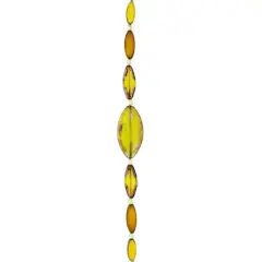 Smooth Yellow Czech Glass Oval Bead Mix by Bead Landing&trade;