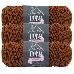 3 Pack Lion Brand&reg; For the Home Cording Yarn Amber