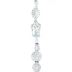 Angel White Iridescent Czech Glass Bead Mix by Bead Landing&trade;