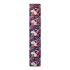 Pink & Red Floral Outdoor Table Runner