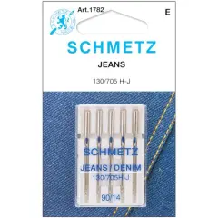 Euro-Notions Schmetz Jean & Denim Machine Needles, 5ct.