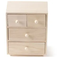 Wooden 4 Drawer Box by Make Market&reg; 