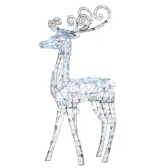 4ft. Crystal Bead Deer with LED Lights