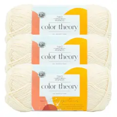 3 Pack: Lion Brand&reg; Two of Wands Color Theory Yarn Ivory