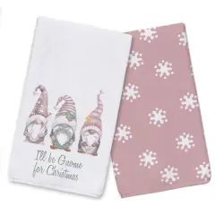 Designs Direct Joy Christmas Gnomes Tea Towels Set