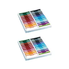 Creativity Street&reg; Square Artist 24 Color Pastels, 2ct.