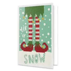Diamond Dotz&reg; Let It Snow Diamond Painting Kit
