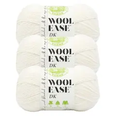 3 Pack Lion Brand&reg; Wool-Ease&reg; DK Yarn Cream