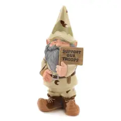 11.5" Support Our Troops Garden Gnome