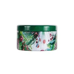European Soaps Natale Round Jar Candle Frosted Forest