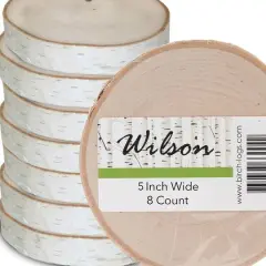 Wilson&reg; Enterprises 5" Birch Rounds, 8ct.